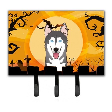 Jensendistributionservices Halloween Alaskan Malamute Leash & Key Holder MI1718561
